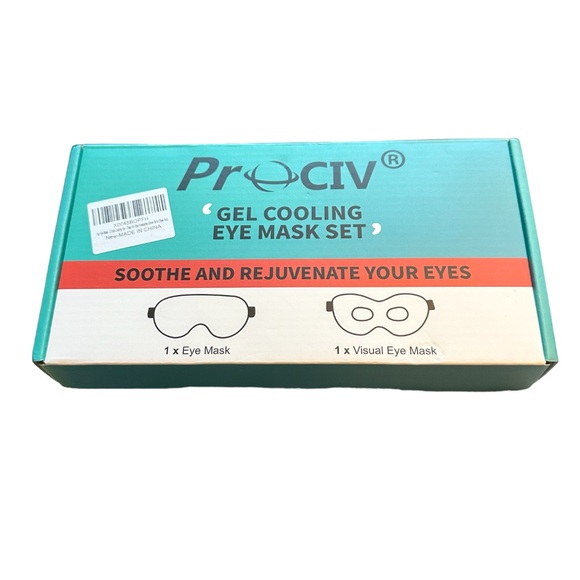 2PCS Cooling Eye Mask - Gel Eye Mask Reusable Gel Beads Hot Cold Compress - Picture 9 of 10